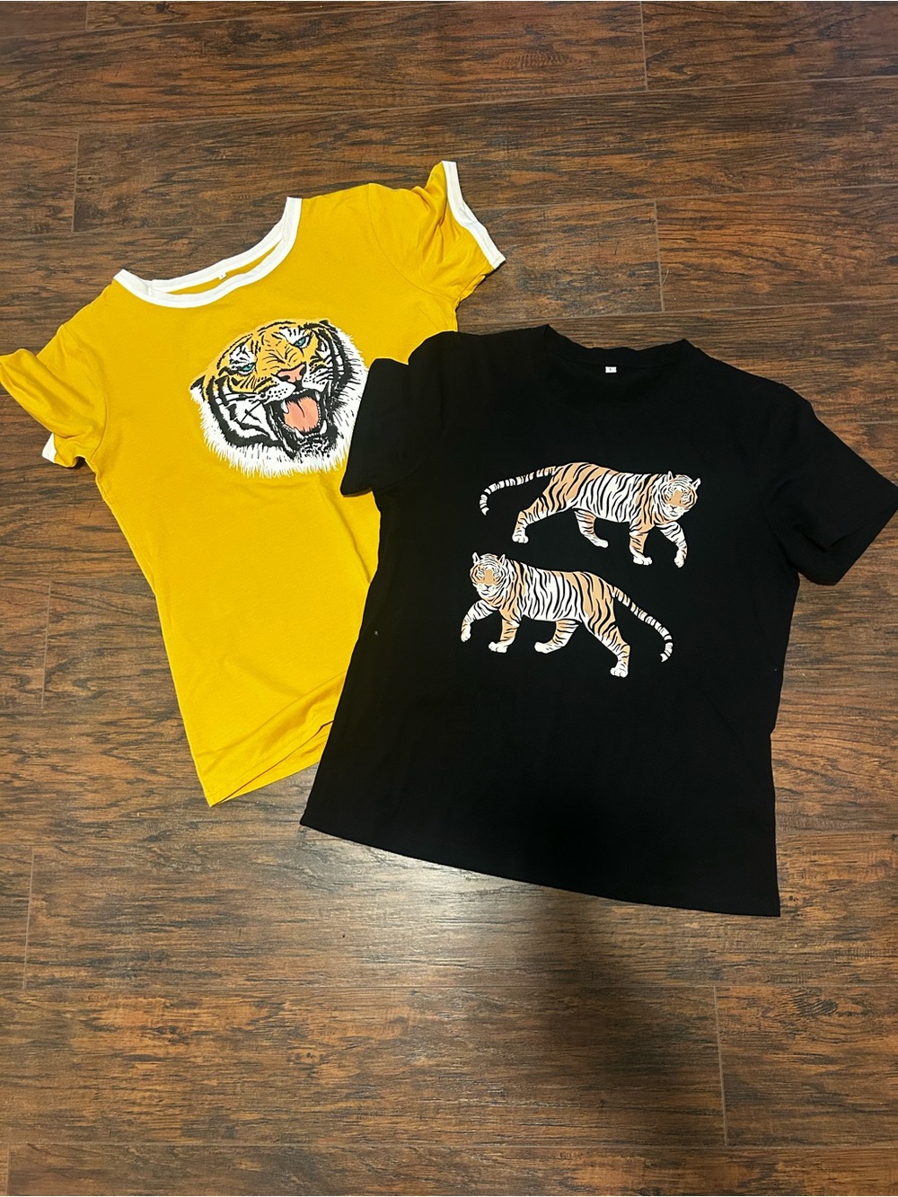 Bunde of 2 sports mom teacher Wome’s size large Tiger Tee  t-shirt - worn once!